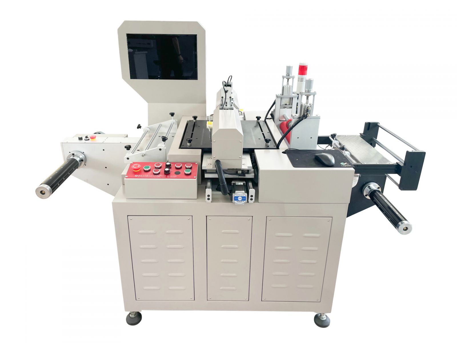 卷对卷双头自动打孔机QS-D1280